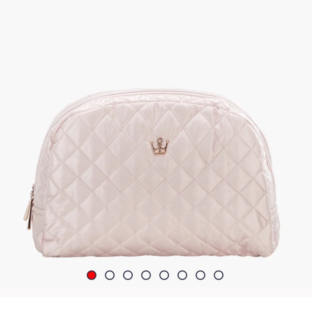 NWOT Oliver Thomas KST Cosmetic Case XL in Petal Pink